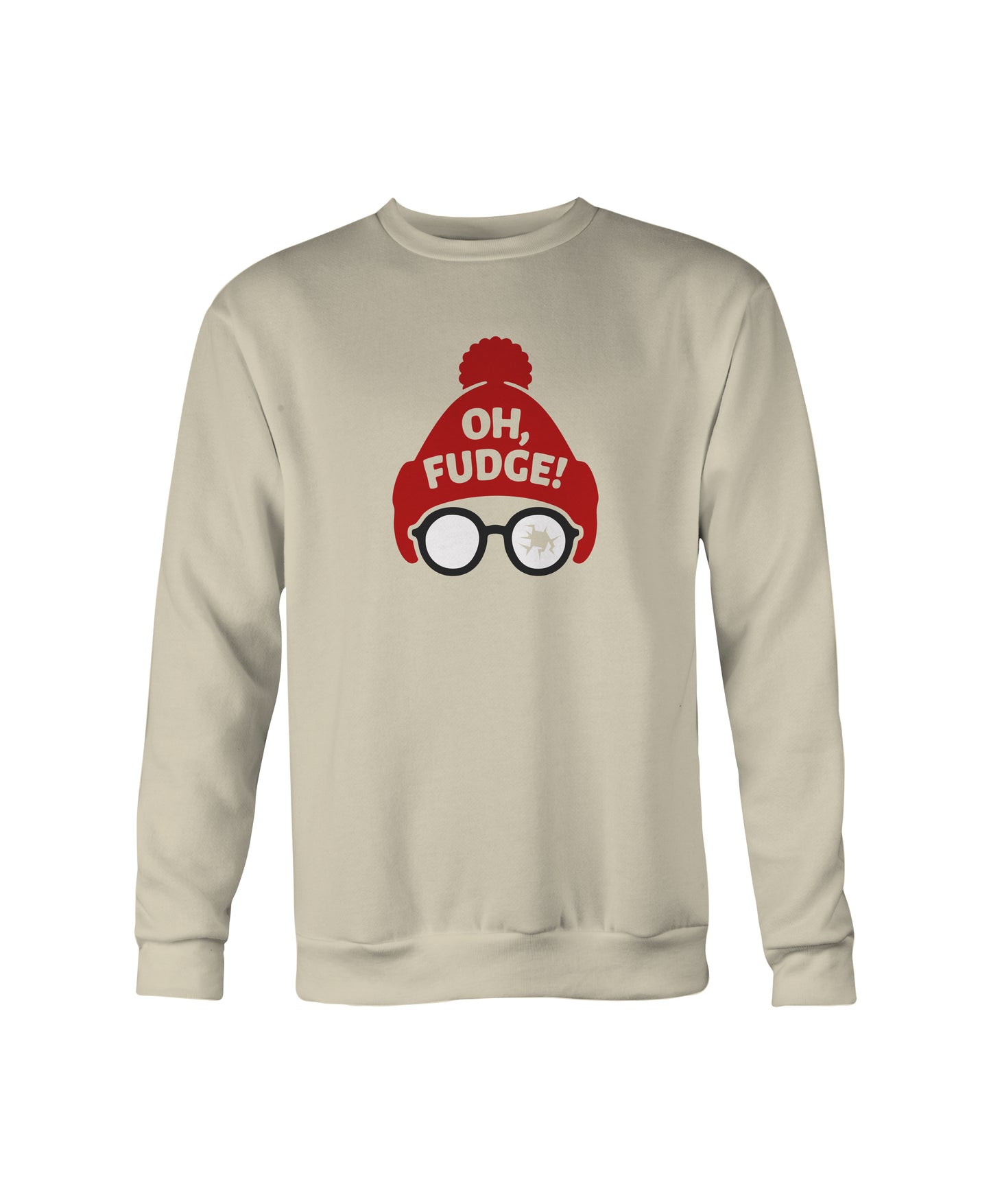 “Oh, Fudge!” Holiday Sweatshirt – Cozy Unisex Crewneck