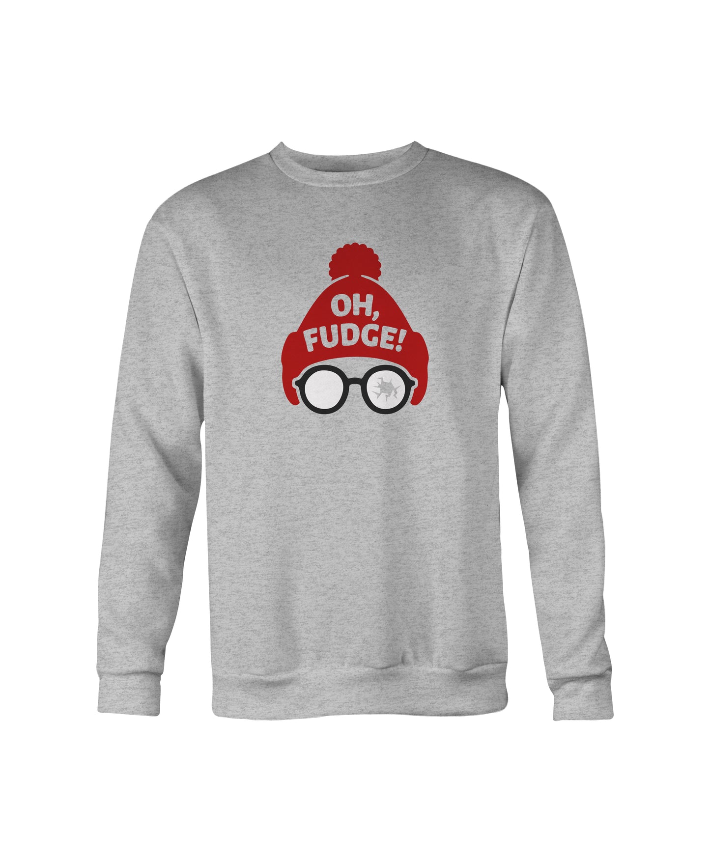 “Oh, Fudge!” Holiday Sweatshirt – Cozy Unisex Crewneck