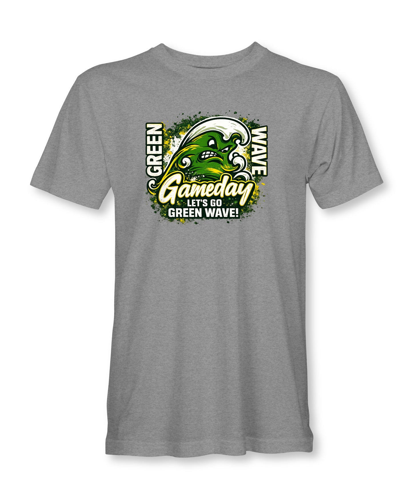 Game Day NC Green Wave School Spirit Shirts