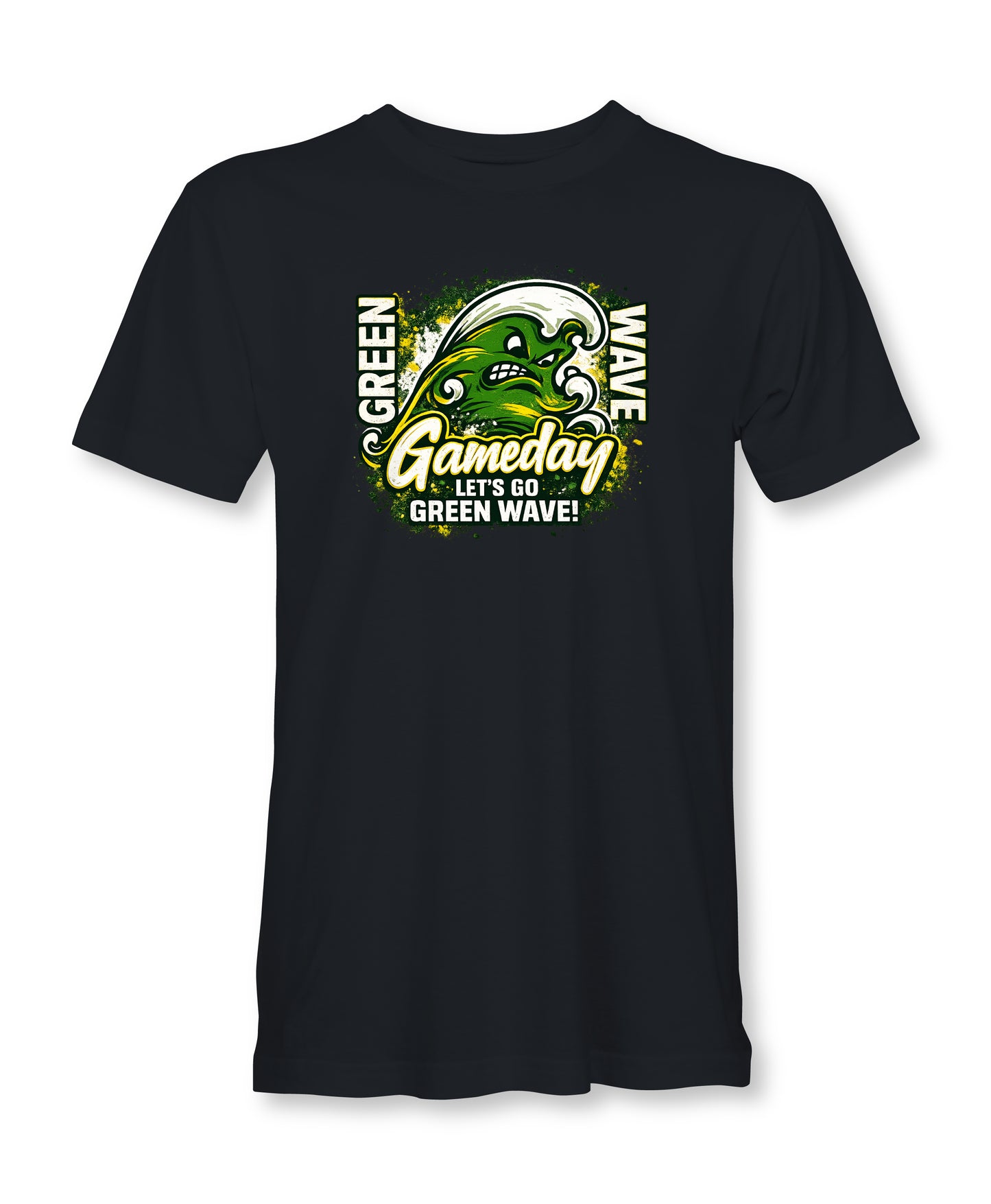 Game Day NC Green Wave School Spirit Shirts