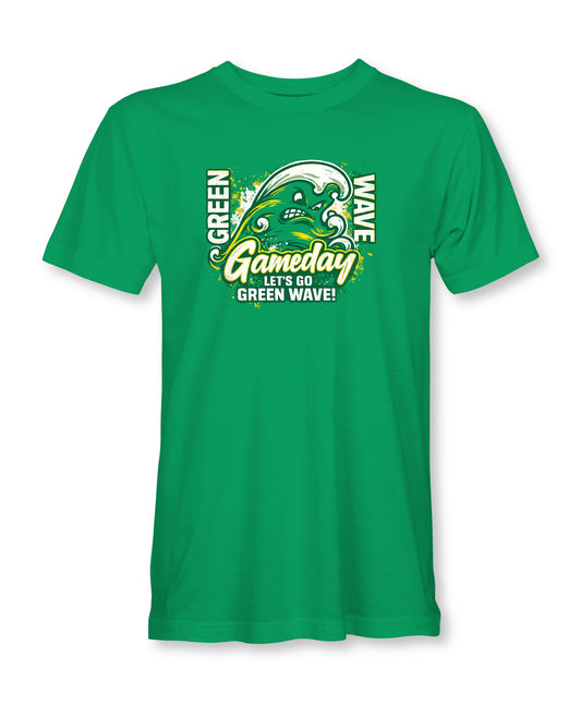 Game Day NC Green Wave School Spirit Shirts
