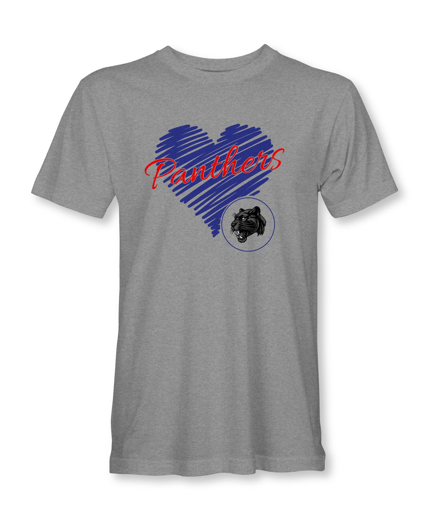 Panthers/Heart T-shirt