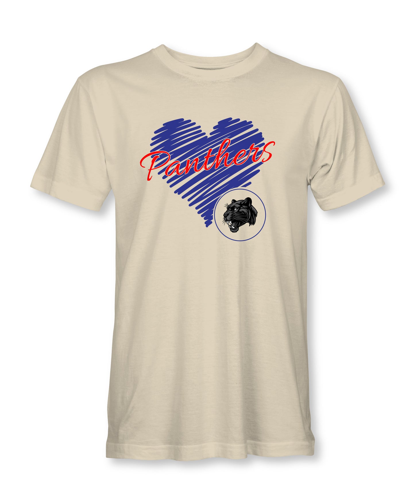 Panthers/Heart T-shirt