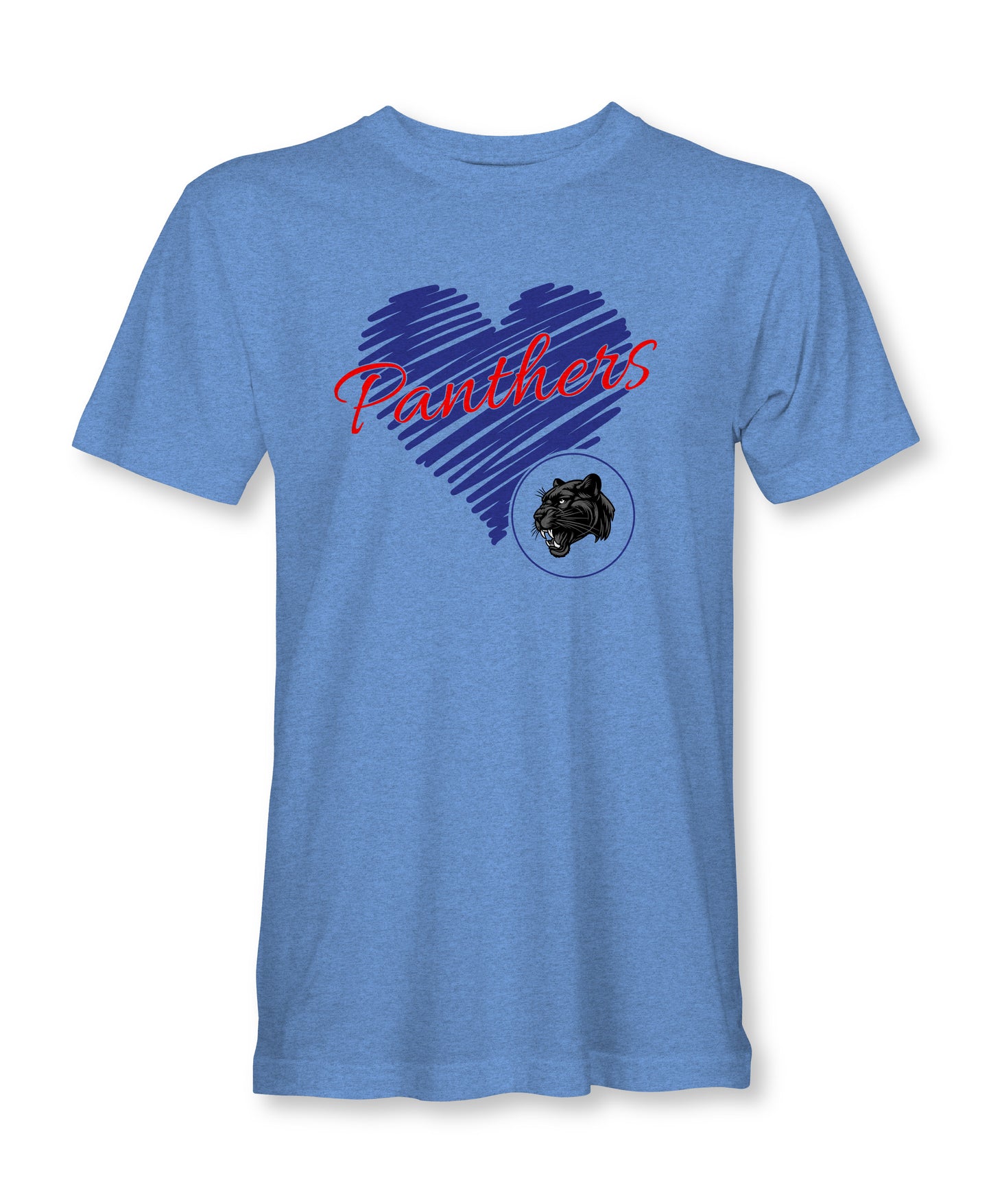 Panthers/Heart T-shirt